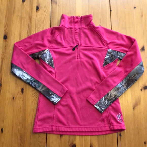Women’s Browning 3/4 zip sweatshirt - Picture 1 of 7